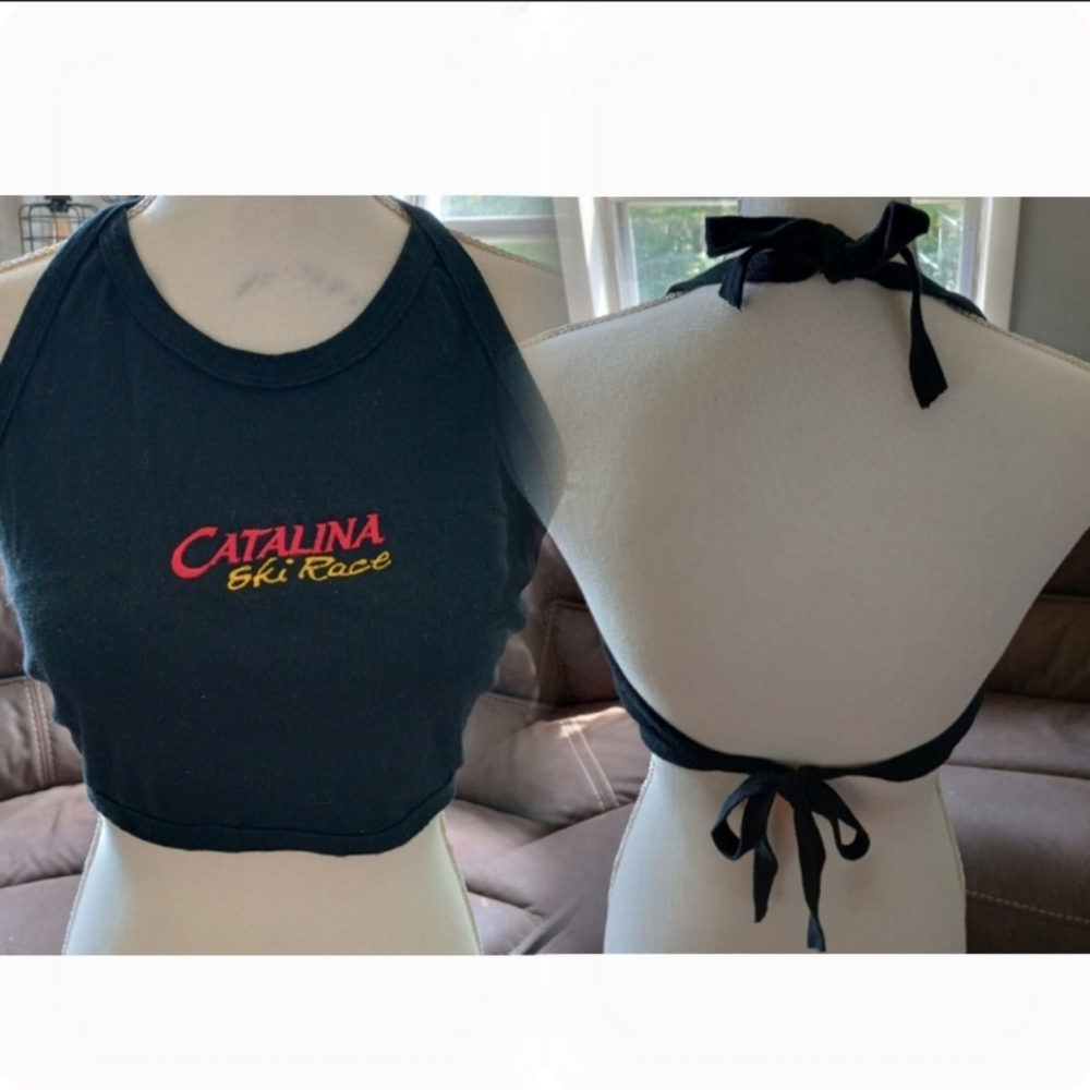Catalina ski race Halter Top